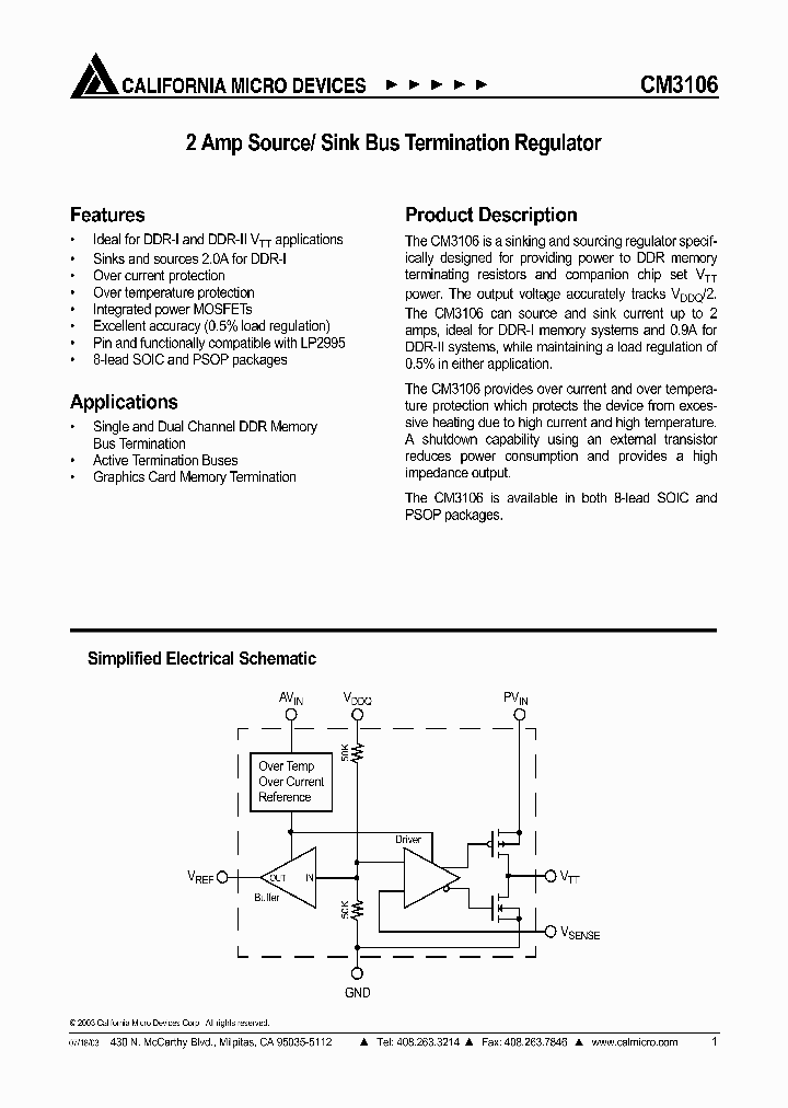 CM3106_977748.PDF Datasheet