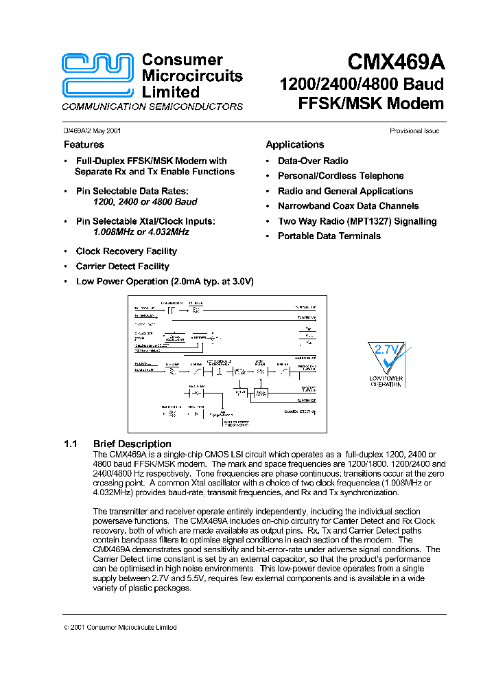 CMX469_977785.PDF Datasheet