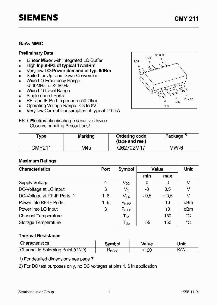 CMY211_977791.PDF Datasheet