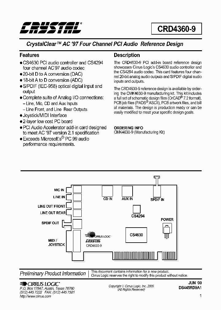 CS4630-9RD_977949.PDF Datasheet