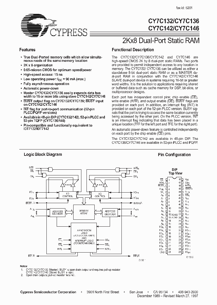 CY7C132_978403.PDF Datasheet