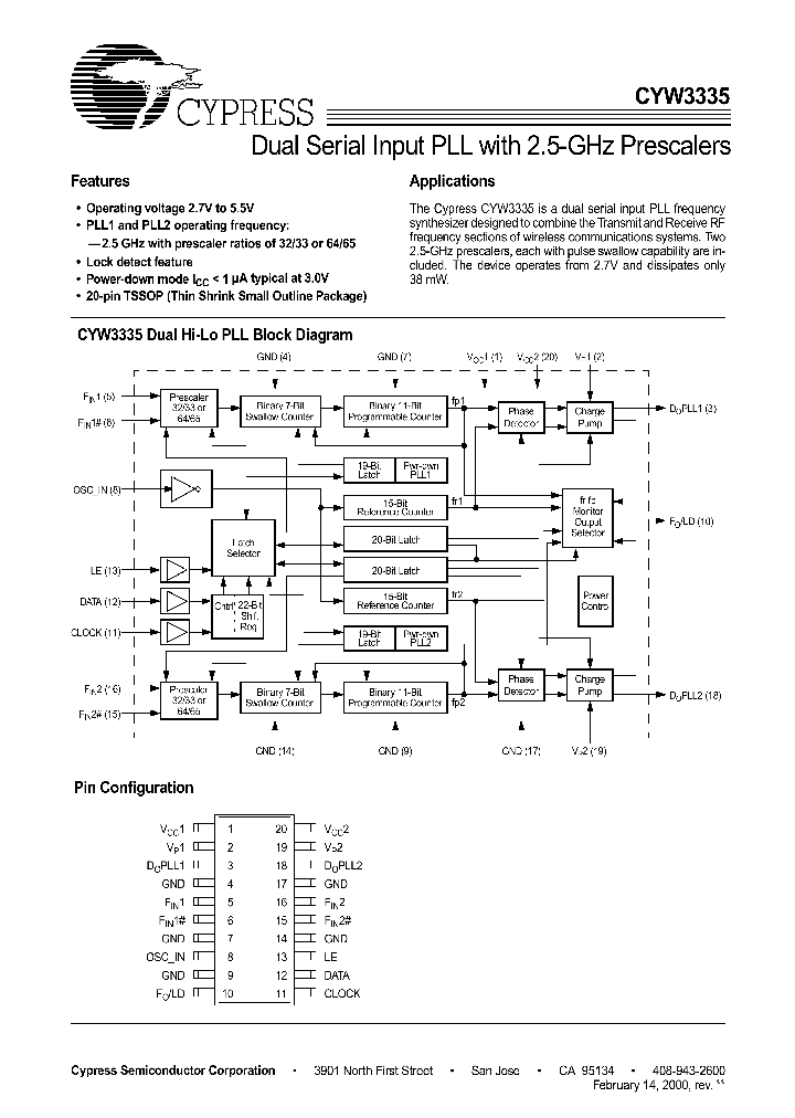CYW3335_978424.PDF Datasheet