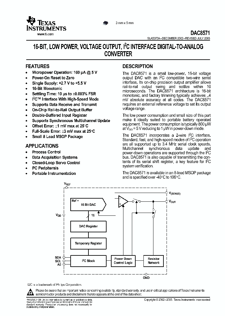 DAC8571_978697.PDF Datasheet