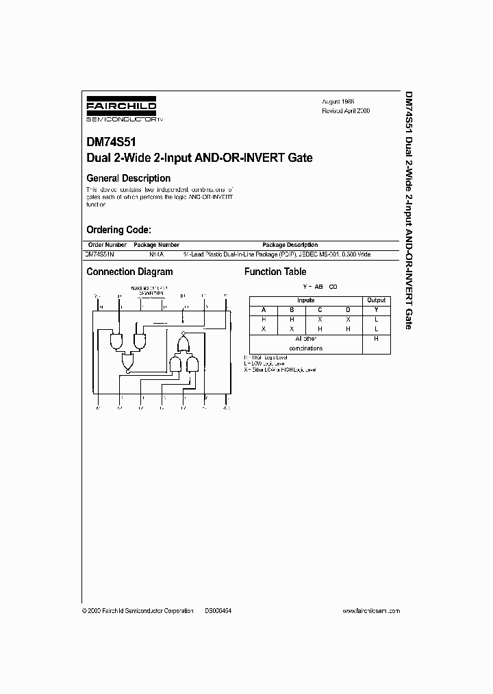 DM74S51_979040.PDF Datasheet
