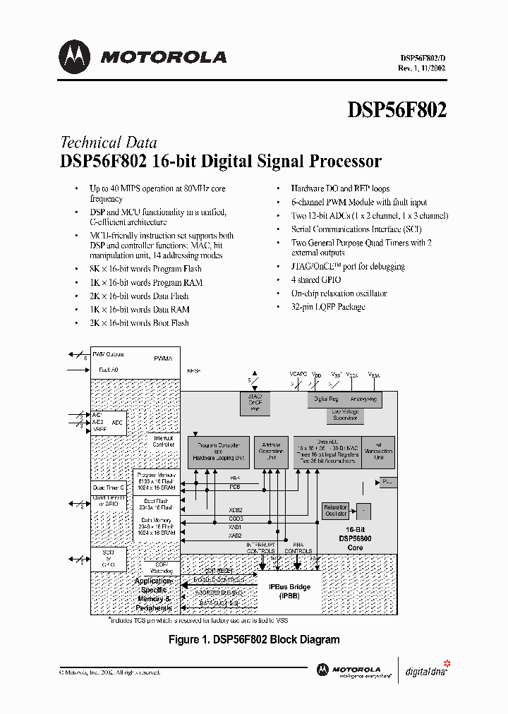 DSP56F802_979390.PDF Datasheet