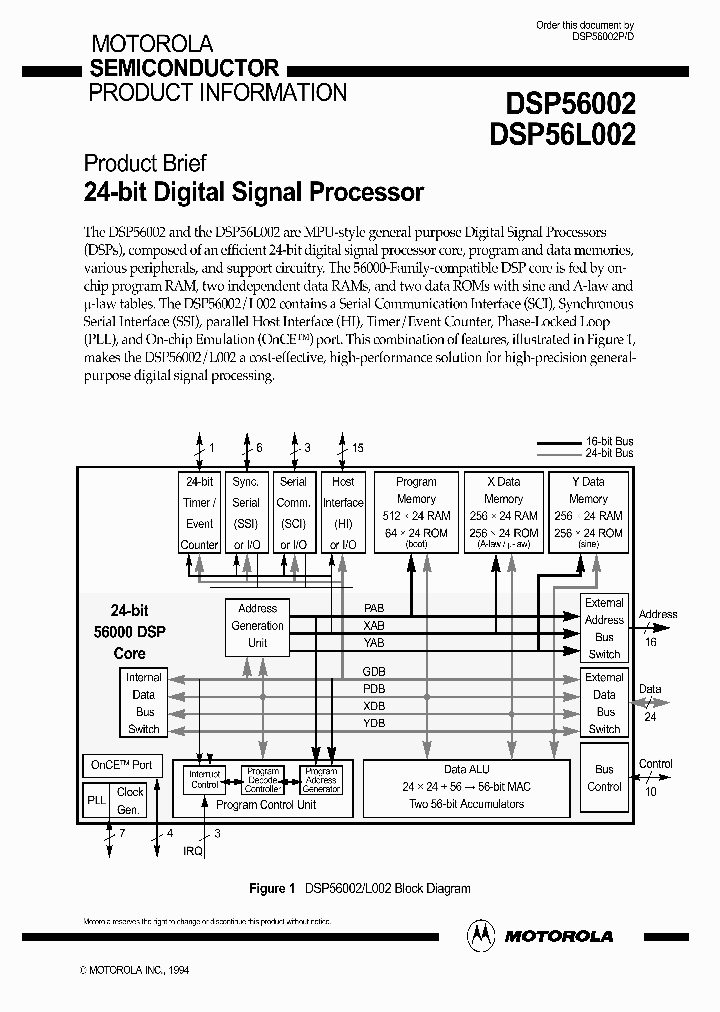 DSP56L002_979397.PDF Datasheet
