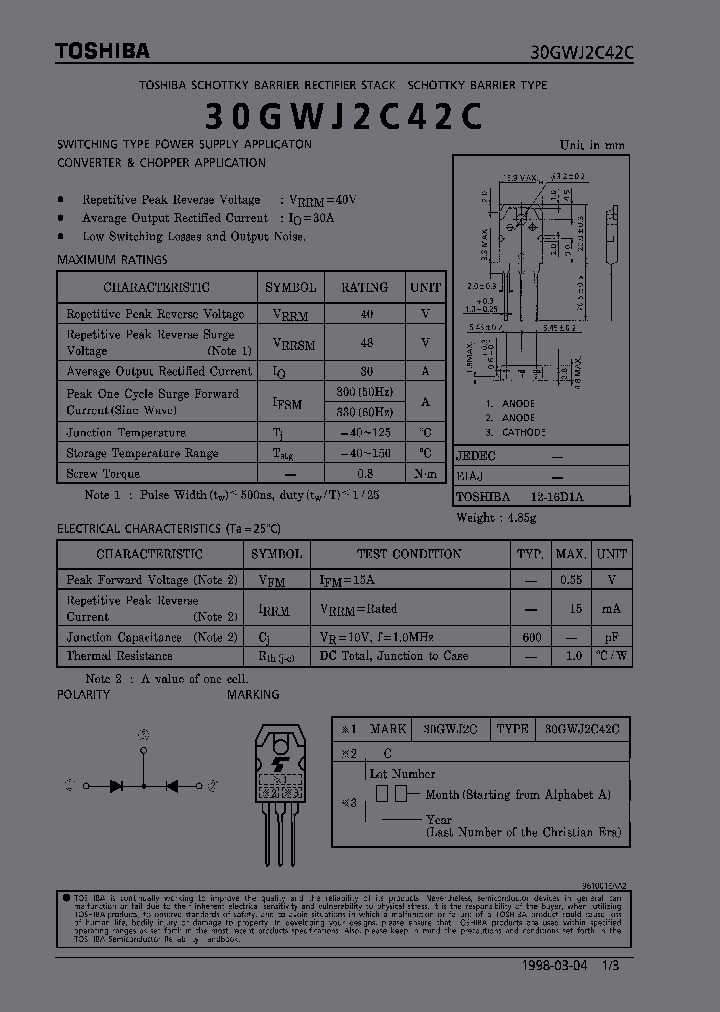 E001663_980226.PDF Datasheet