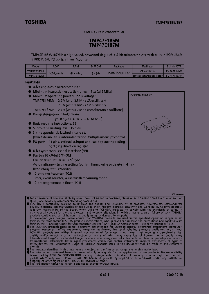 E00101947E186SUMMARY_979435.PDF Datasheet