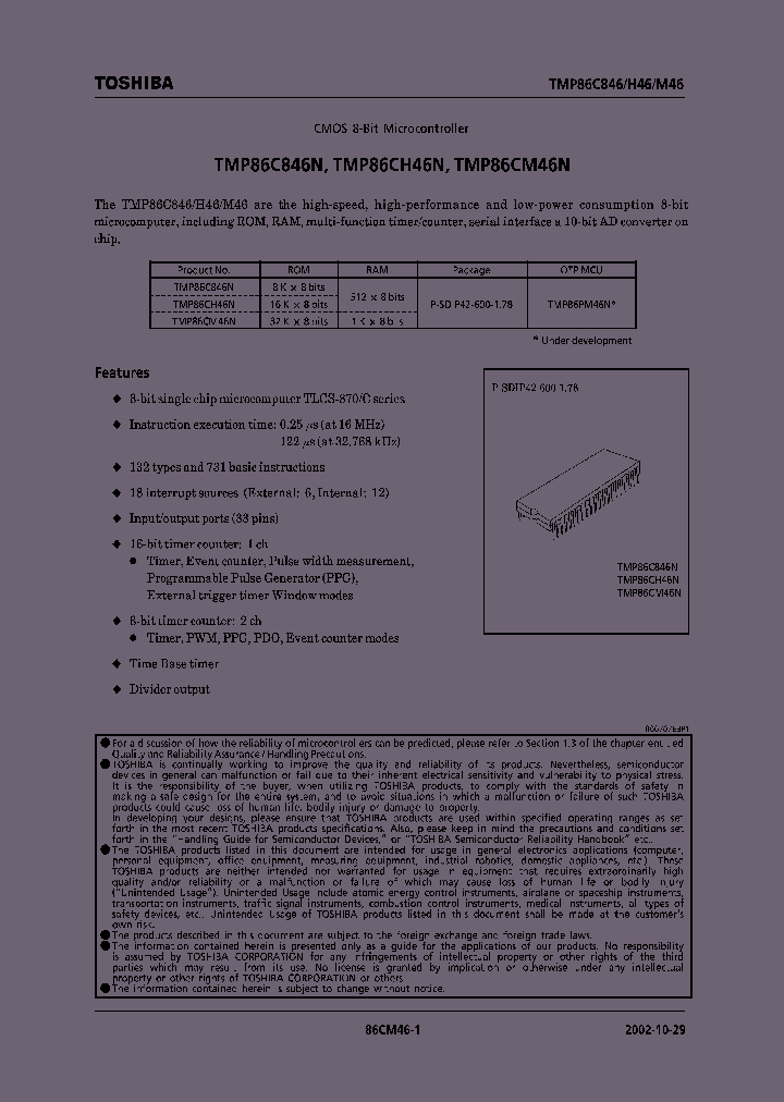 E02102986C846SUMMARY_979470.PDF Datasheet