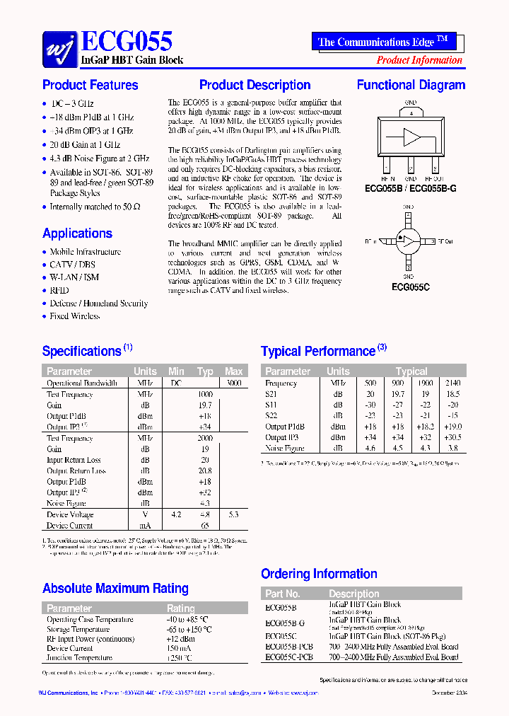 ECG055B_983213.PDF Datasheet