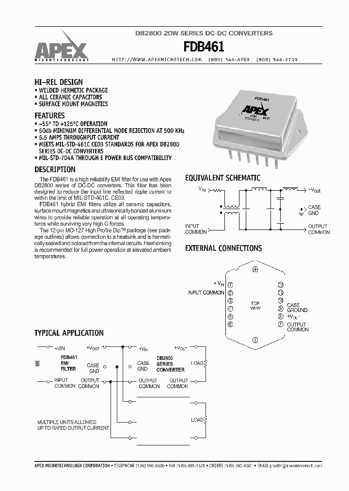 FDB461_984005.PDF Datasheet