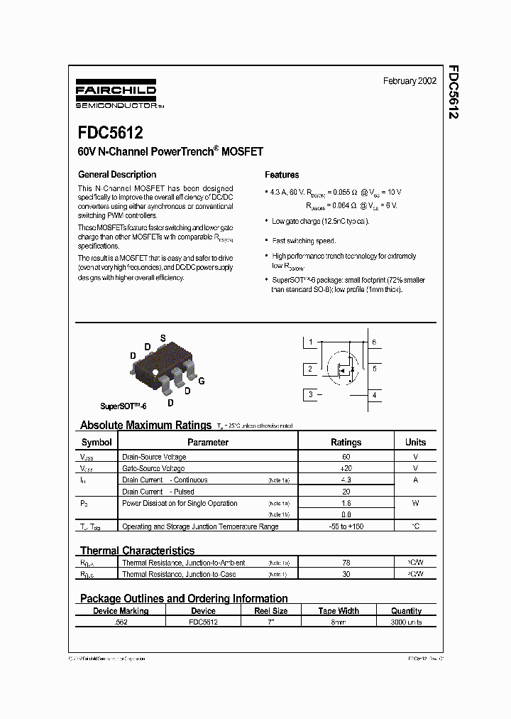 FDC5612_984022.PDF Datasheet