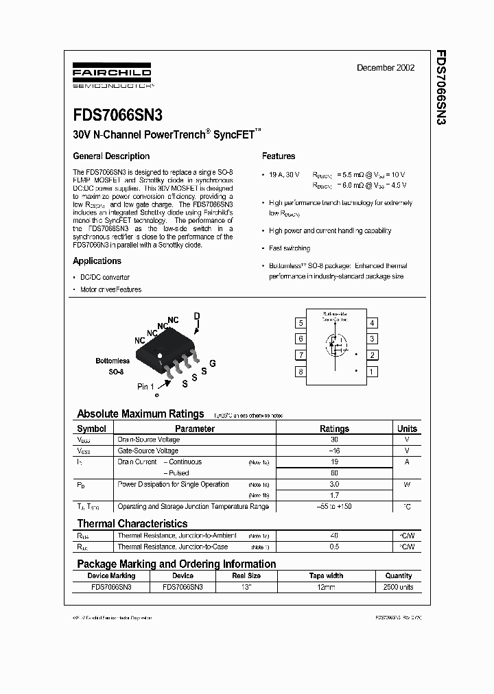 FDS7066SN3_984042.PDF Datasheet