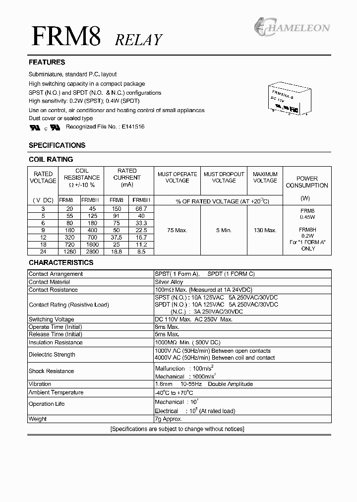 FRM8_985633.PDF Datasheet