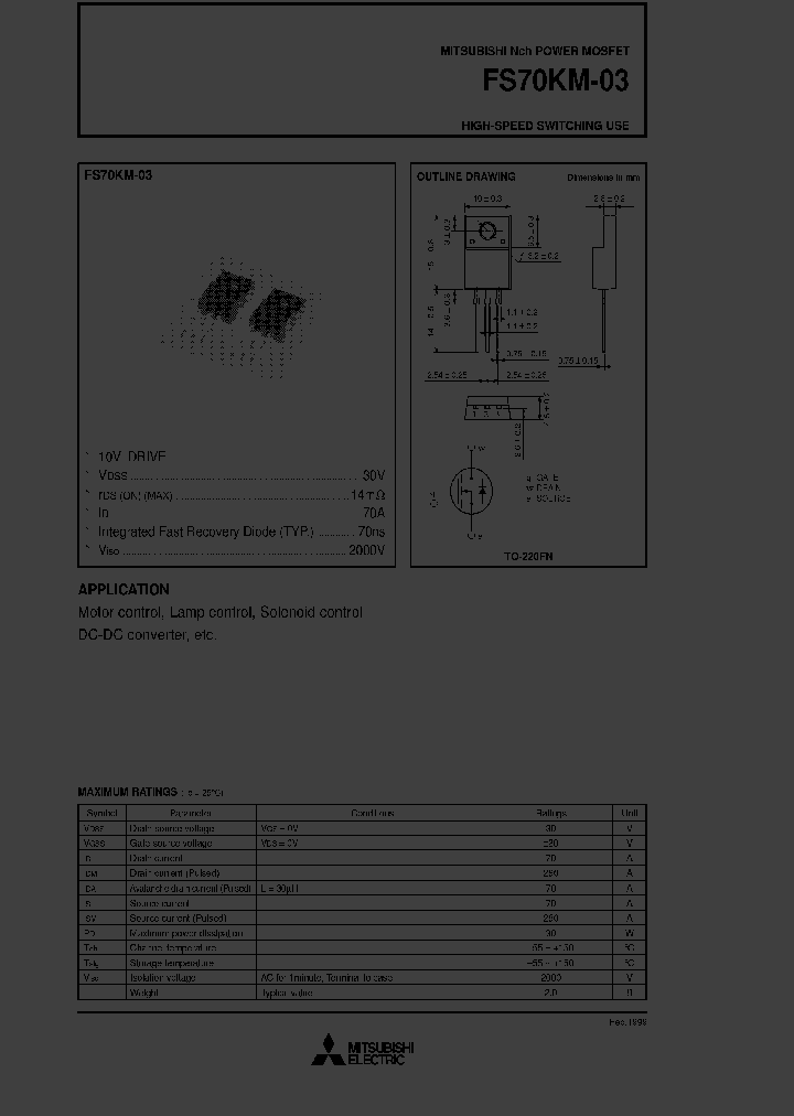 FS70KM_985651.PDF Datasheet