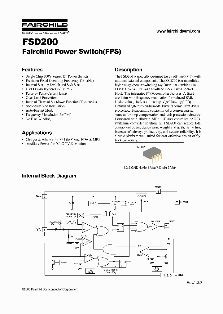 FSD200_985661.PDF Datasheet