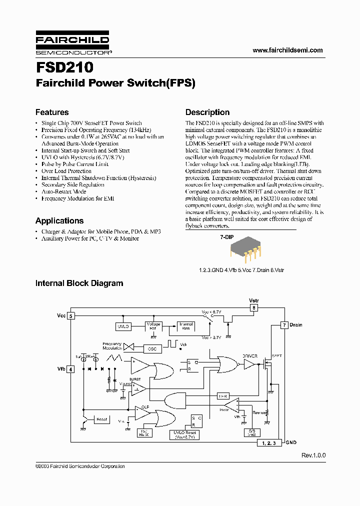 FSD210_985663.PDF Datasheet