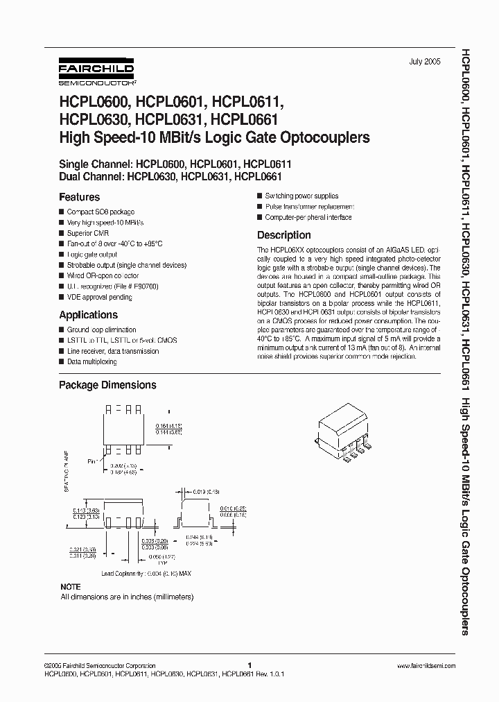 HCPL0601_986024.PDF Datasheet