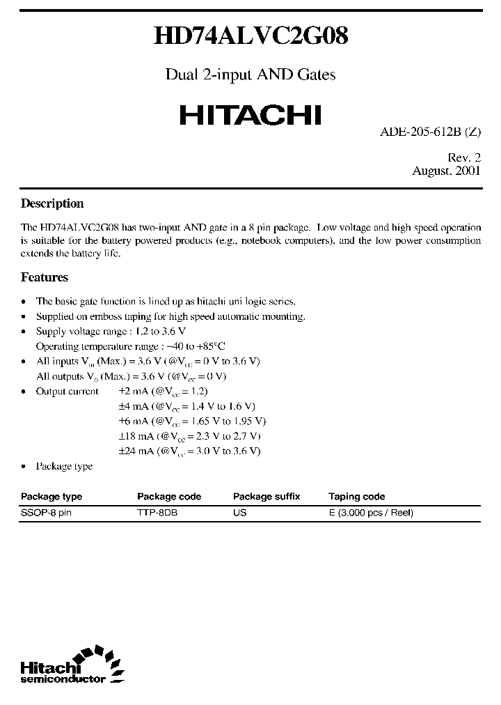 HD74ALVC2G08_986071.PDF Datasheet