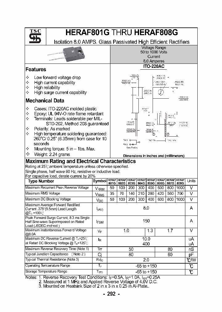 HERAF808G_986144.PDF Datasheet