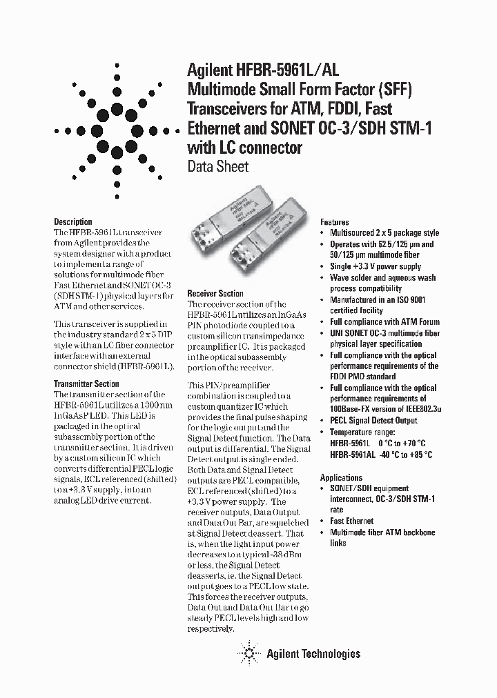 HFBR-5961L_986166.PDF Datasheet