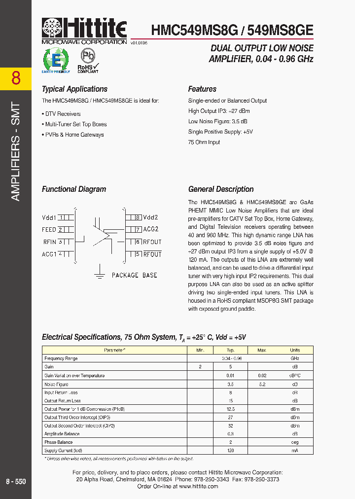 HMC549MS8G_986268.PDF Datasheet