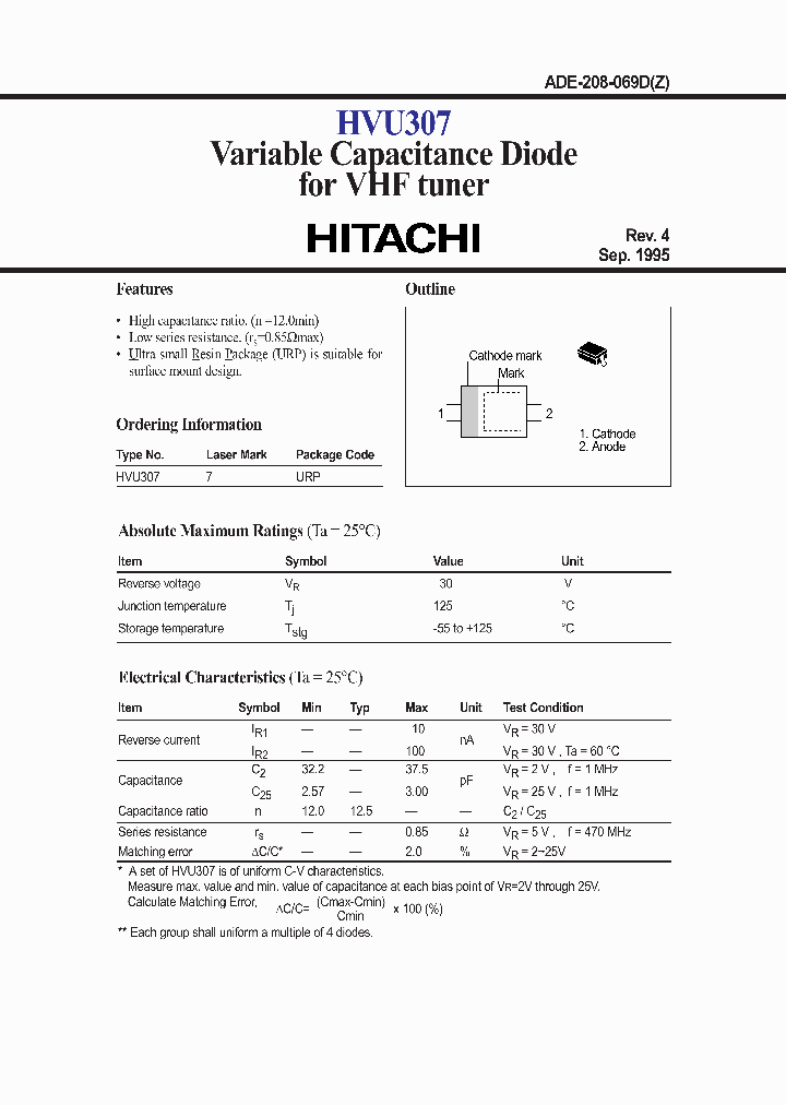 HVU307_986550.PDF Datasheet