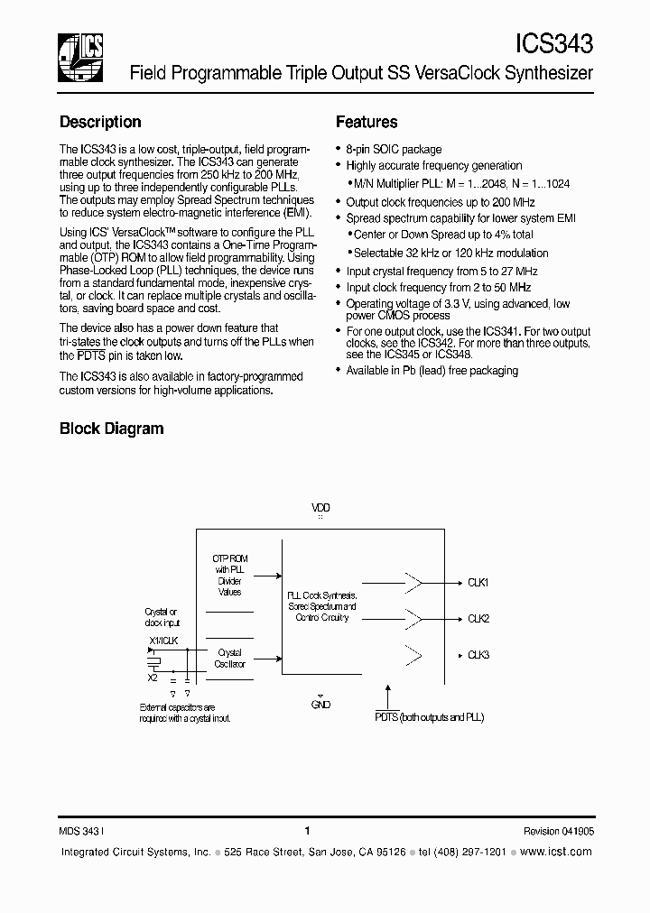 ICS343_986698.PDF Datasheet
