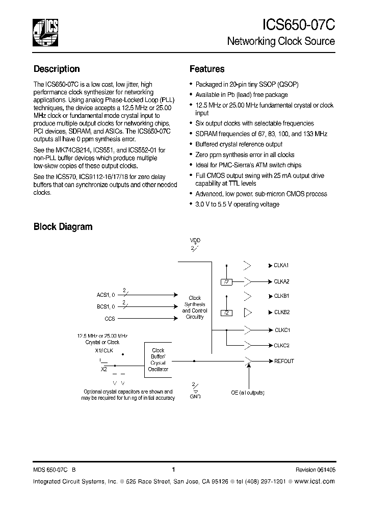 ICS65007C_986734.PDF Datasheet