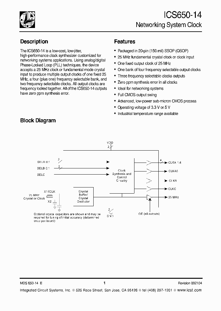 ICS65014_986737.PDF Datasheet