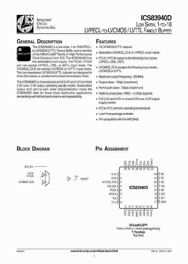 ICS83940D_986777.PDF Datasheet
