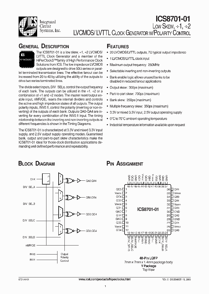 ICS8701-01_986896.PDF Datasheet