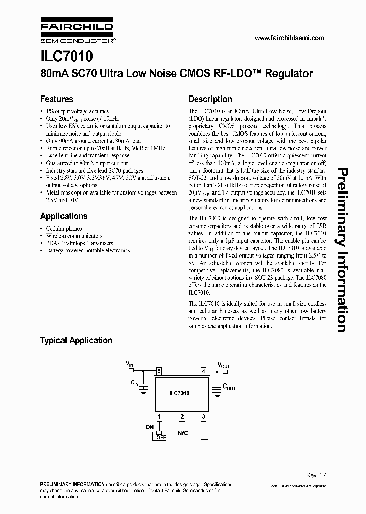 ILC7010_987187.PDF Datasheet