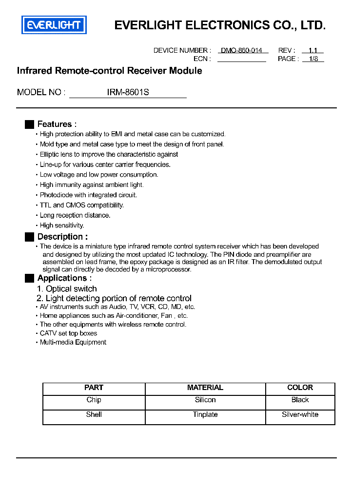 IRM8601_987462.PDF Datasheet