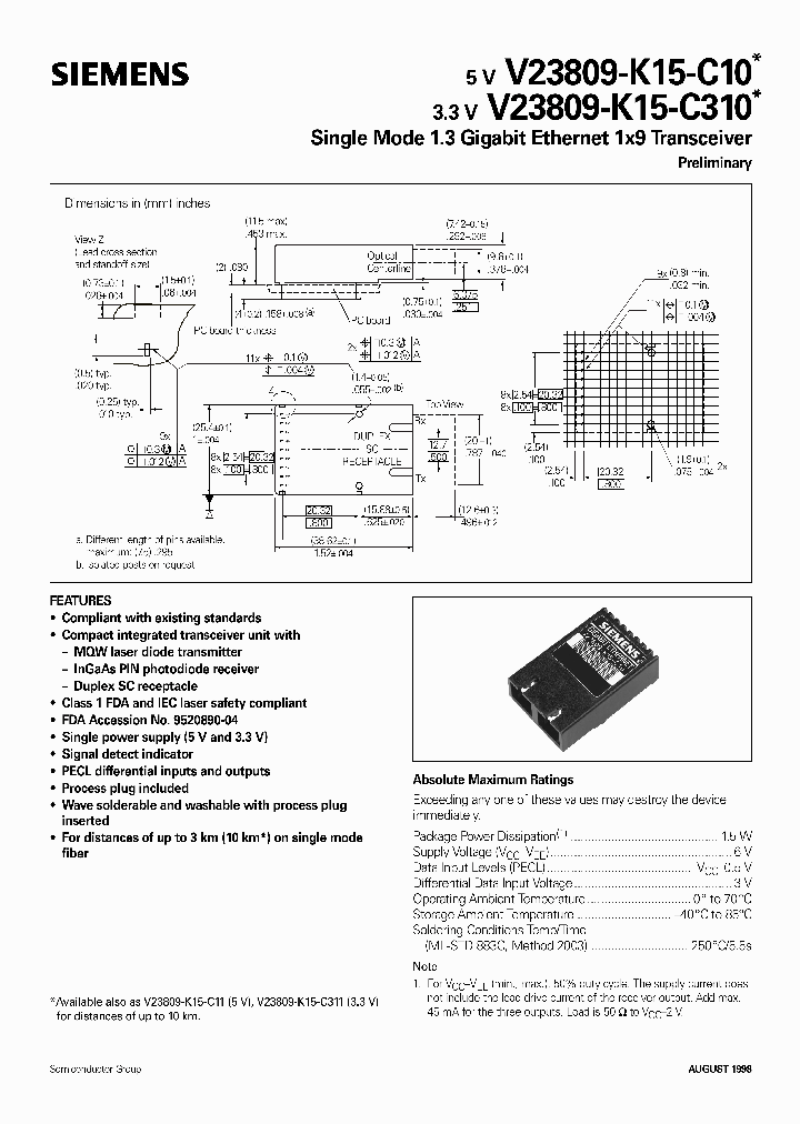 K15C10_987663.PDF Datasheet