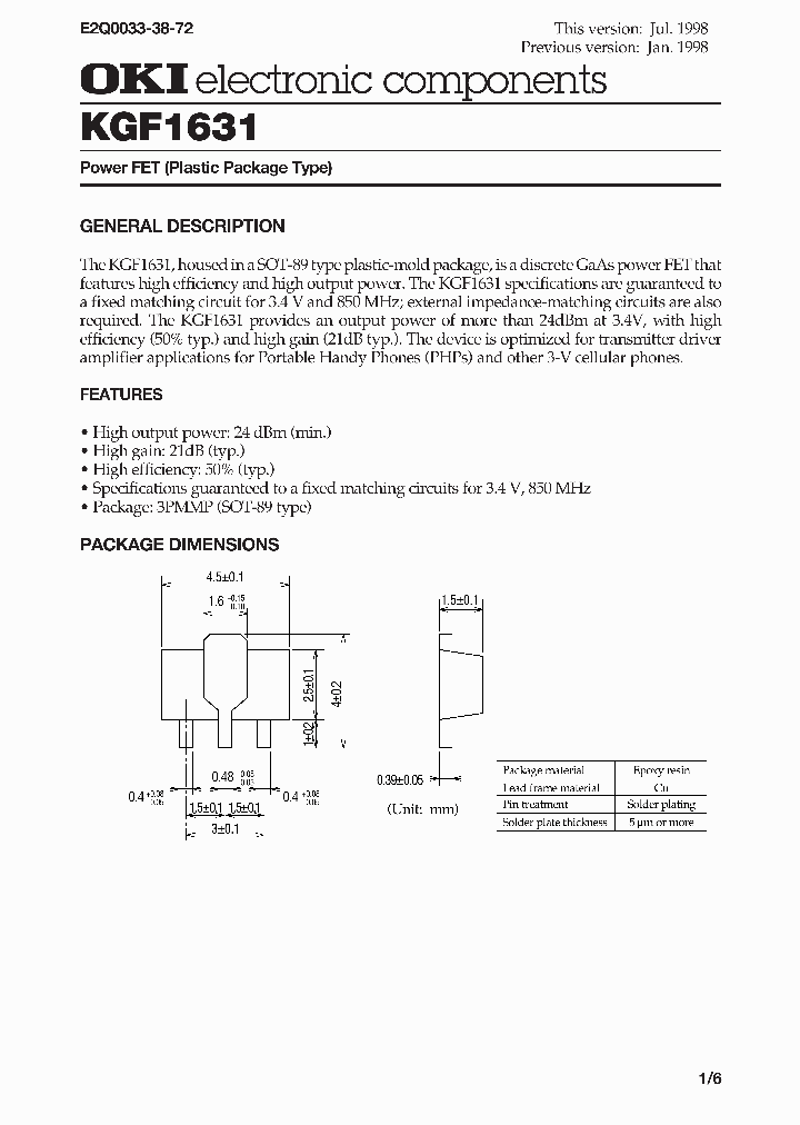 KGF1631_987906.PDF Datasheet