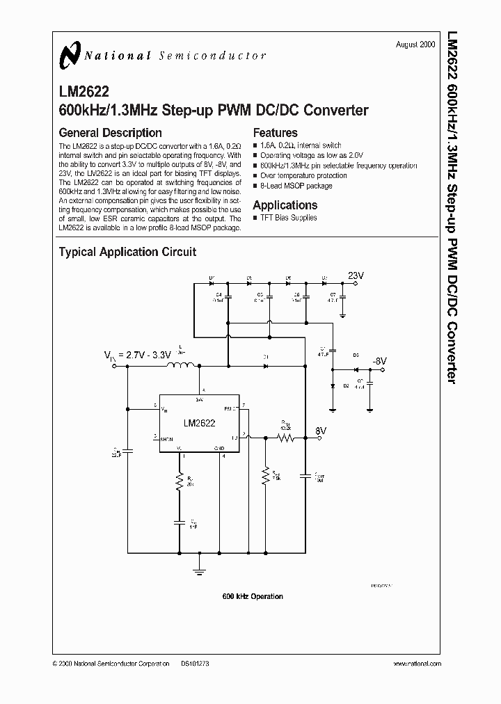 LM2622_988398.PDF Datasheet