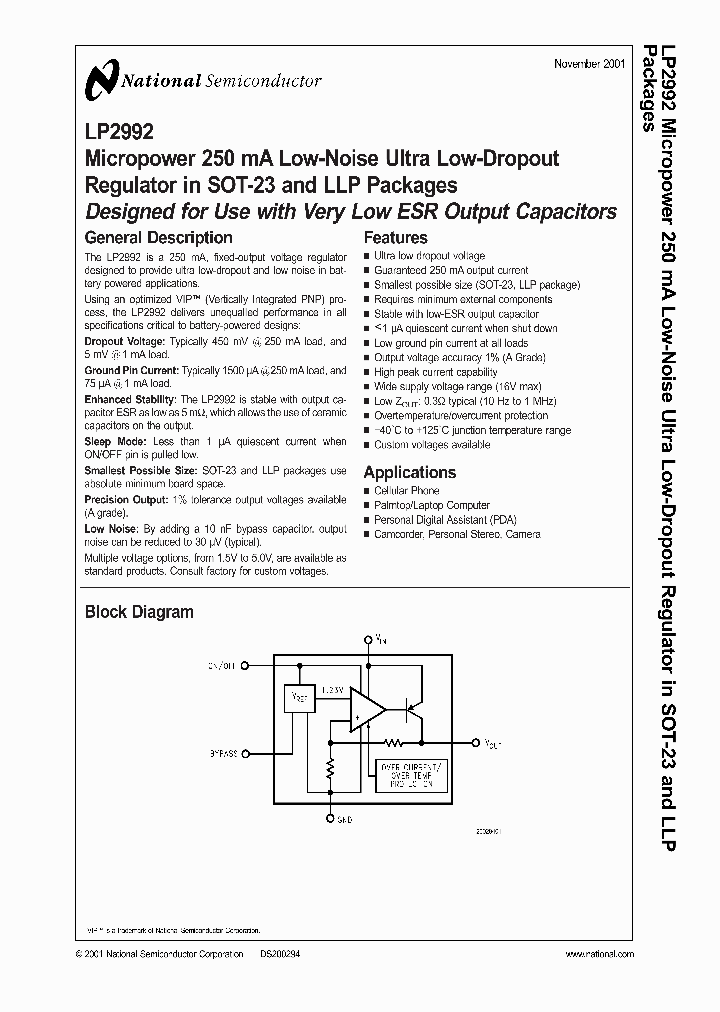 LP2992_988732.PDF Datasheet