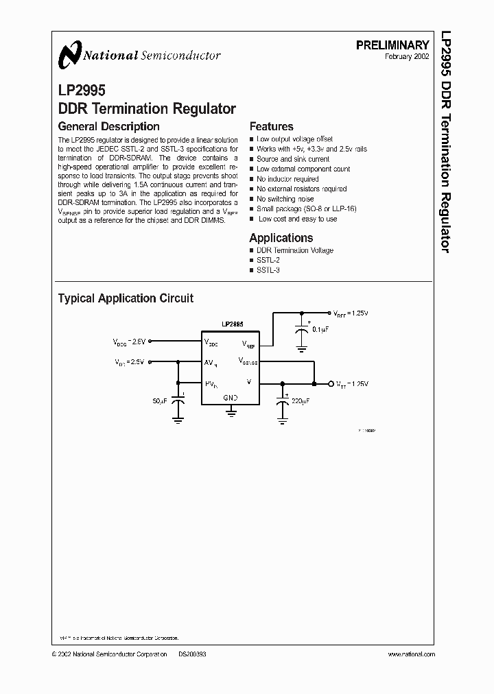 LP2995_988733.PDF Datasheet