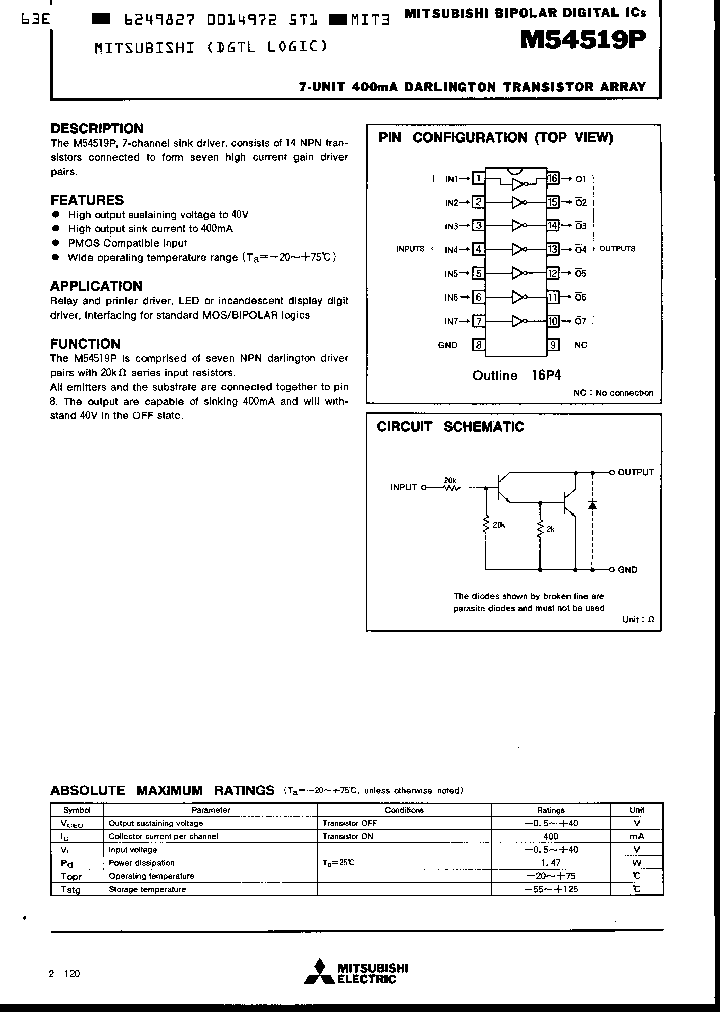 M54519P_989467.PDF Datasheet