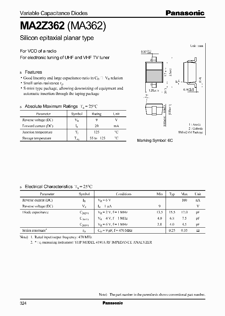 MA2Z362_989861.PDF Datasheet