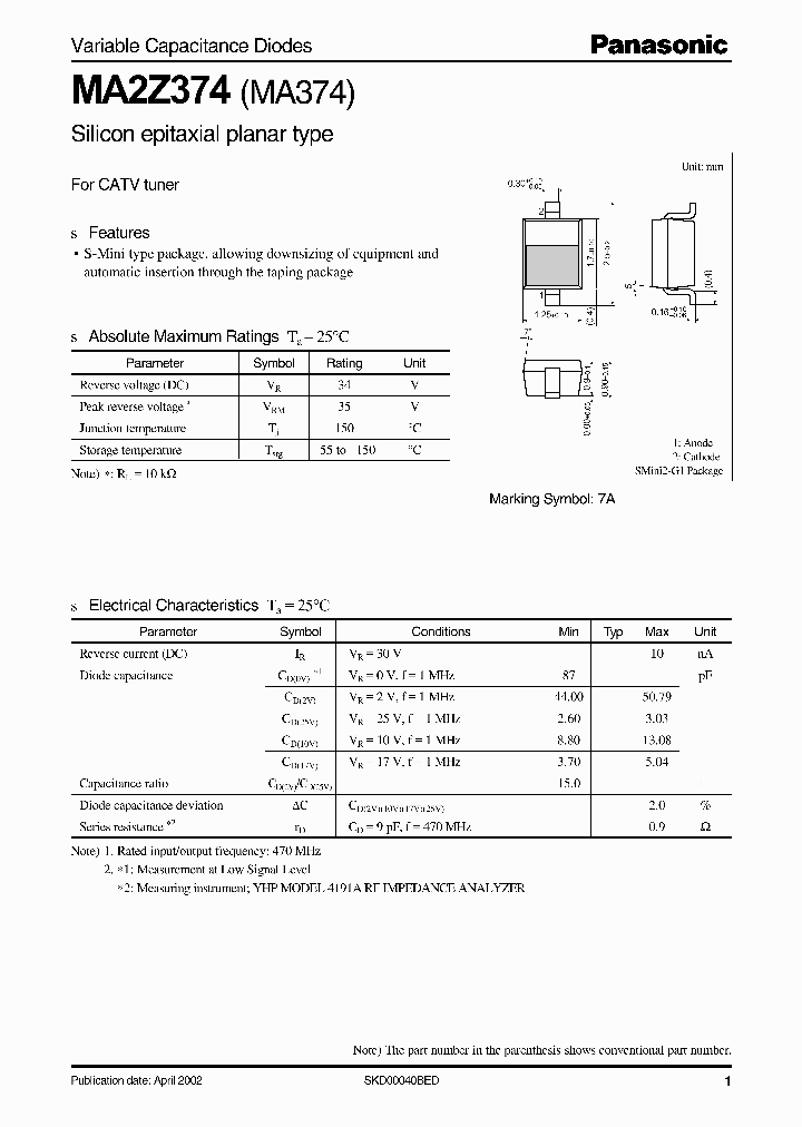MA2Z374_989867.PDF Datasheet