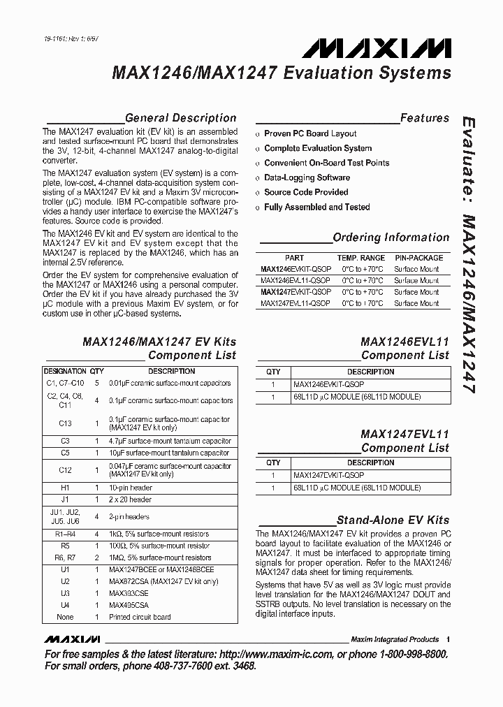 MAX1246EVKIT-MAX1247EVKIT_990017.PDF Datasheet