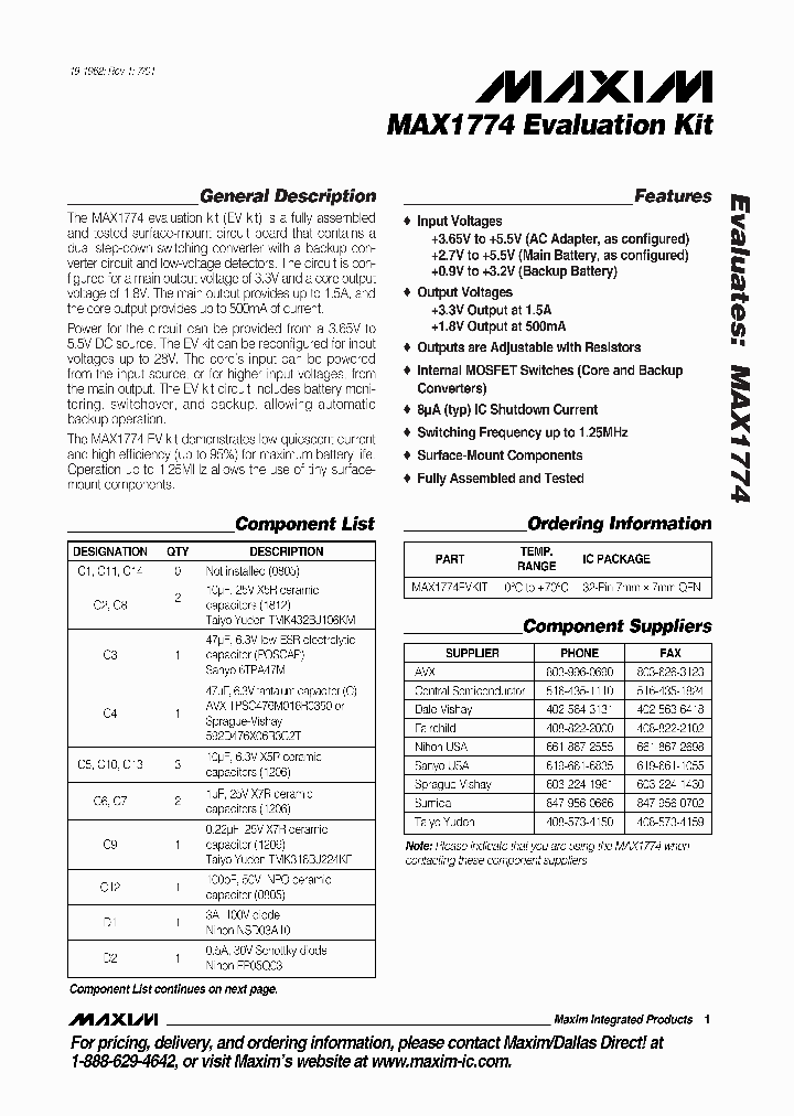 MAX1774EVKIT_990140.PDF Datasheet