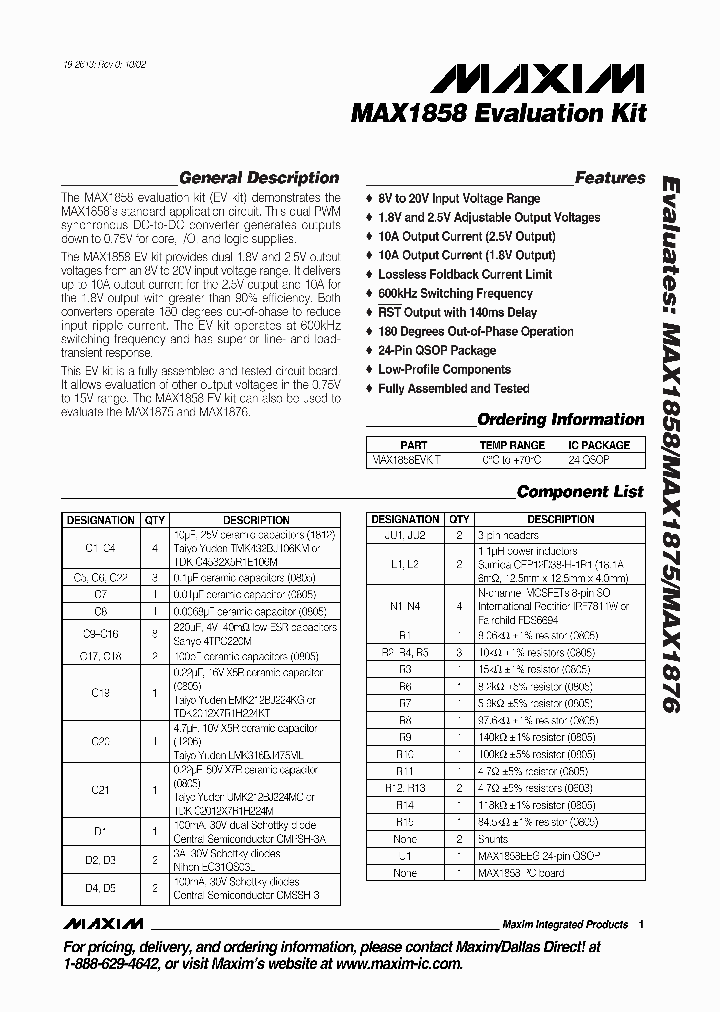 MAX1858EVKIT_990174.PDF Datasheet