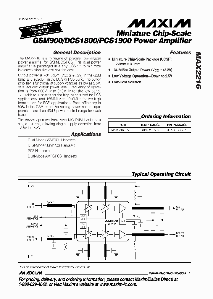 MAX2216_990233.PDF Datasheet