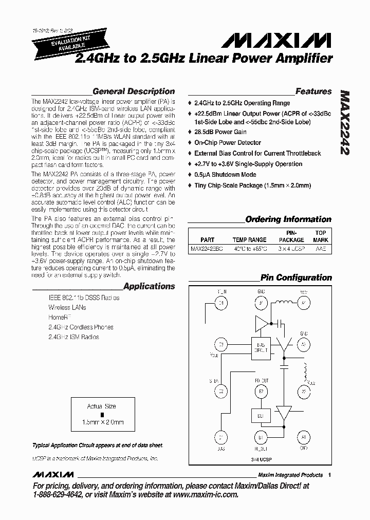 MAX2242_990238.PDF Datasheet