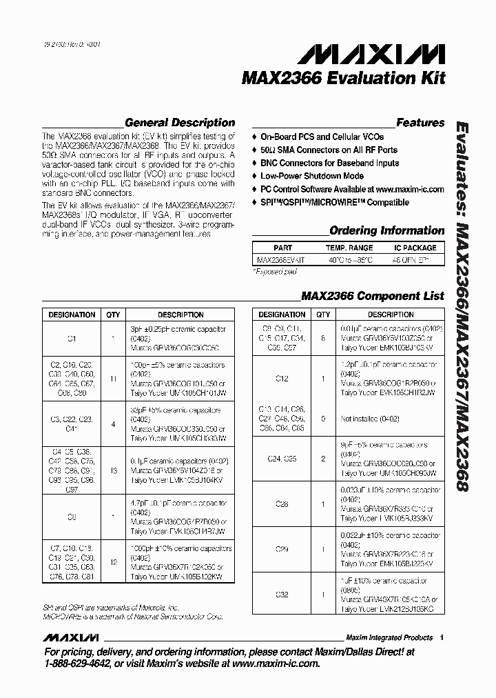 MAX2366EVKIT-MAX2368EVKIT_990250.PDF Datasheet
