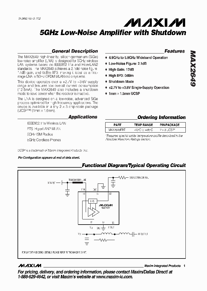 MAX2649_990264.PDF Datasheet