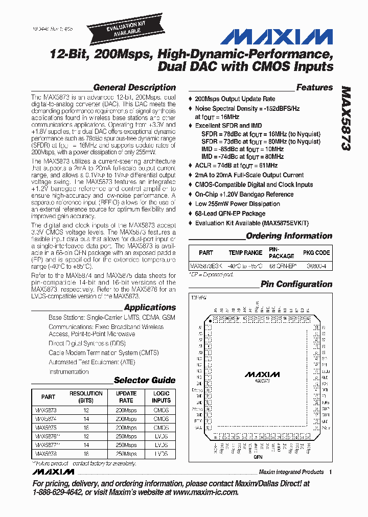 MAX5873_990487.PDF Datasheet